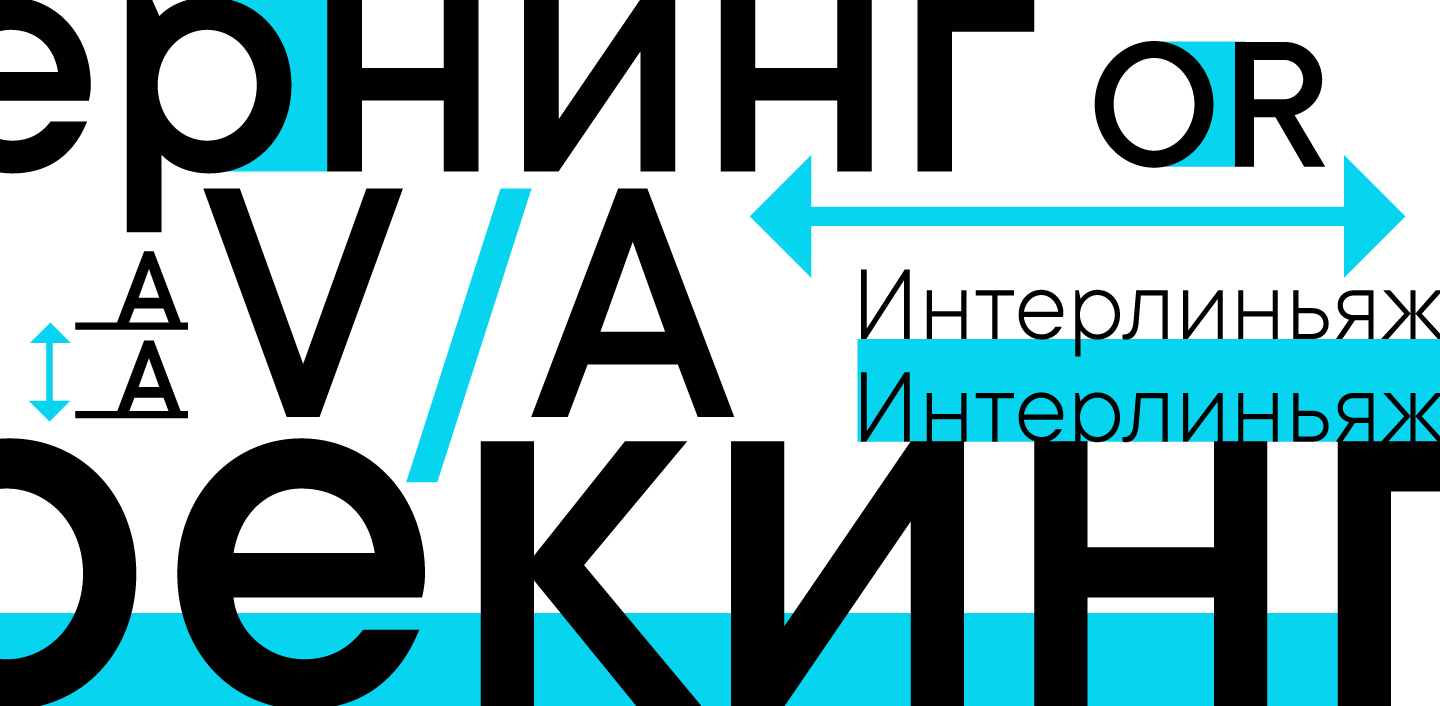 Кернинг, трекинг, спейсинг и интерлиньяж: что это и в чём разница? 