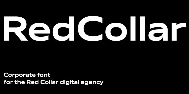 Корпоративный шрифт для Red Collar
