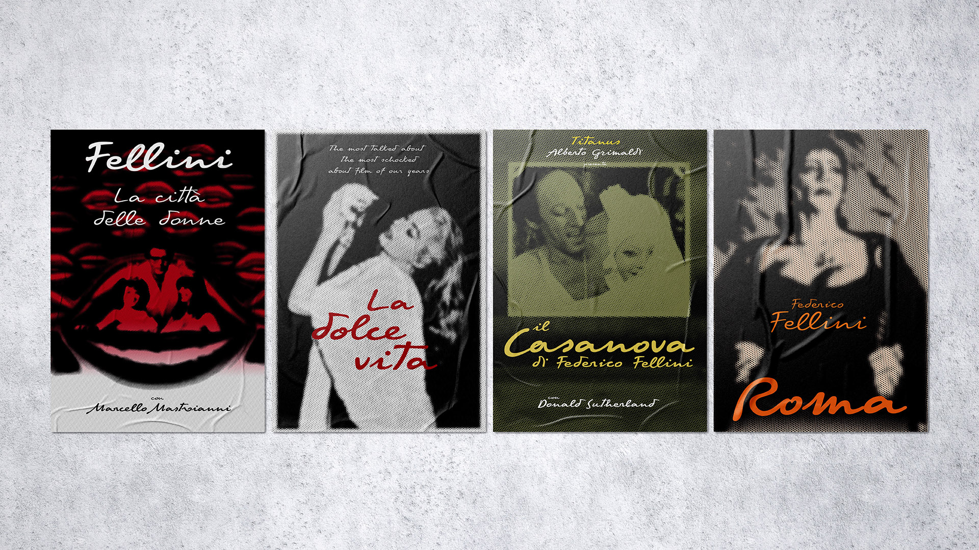 Felliniana: мастеринг шрифта для Венецианского кинофестиваля
