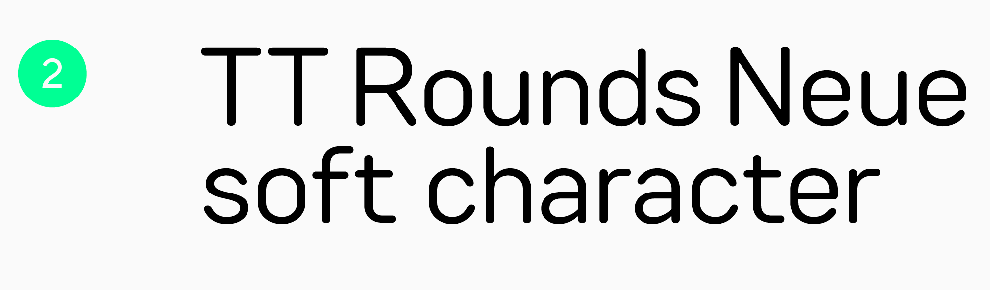 лучший шрифт для игр TT Rounds Neue