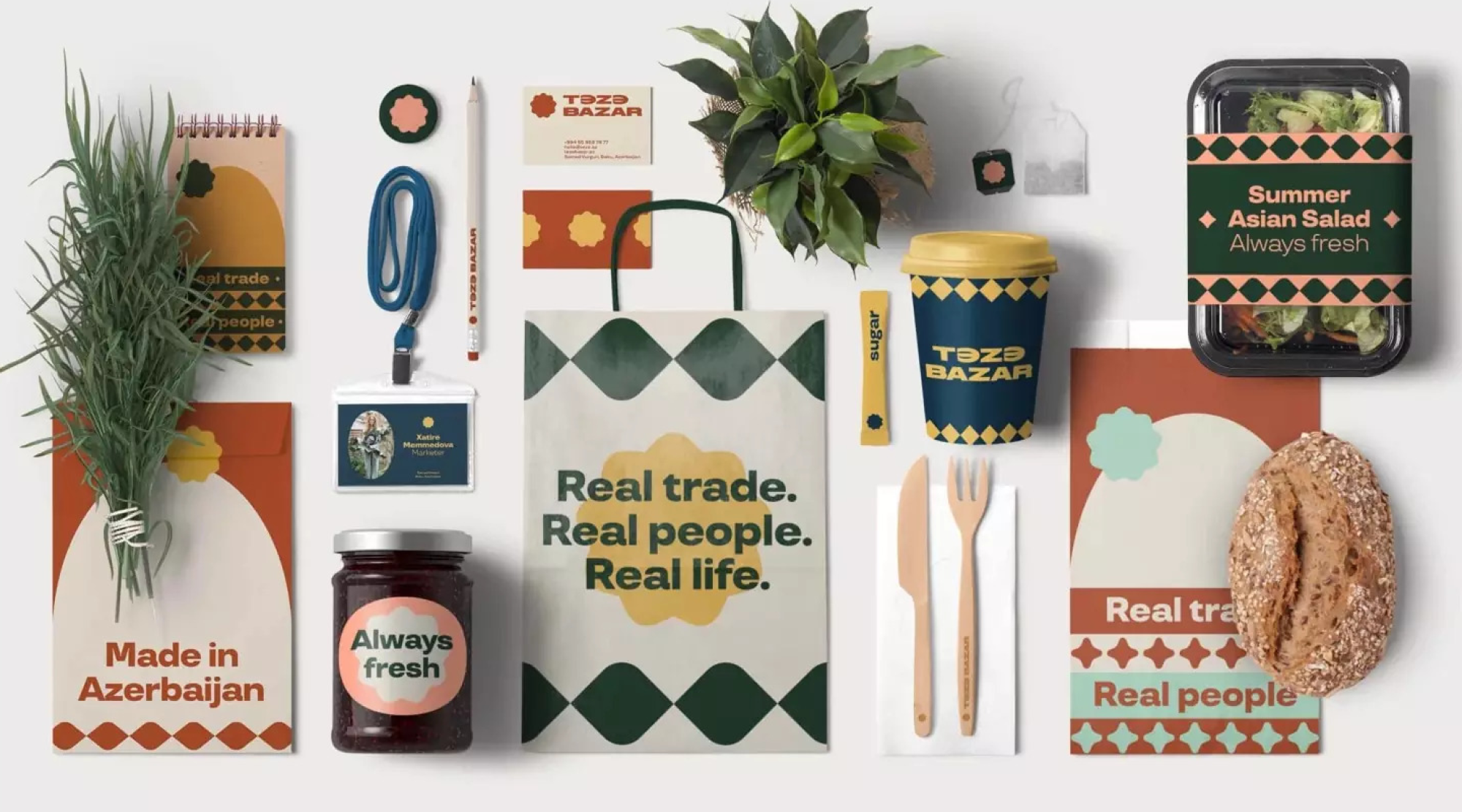 шрифты для этикеток Teze Bazar