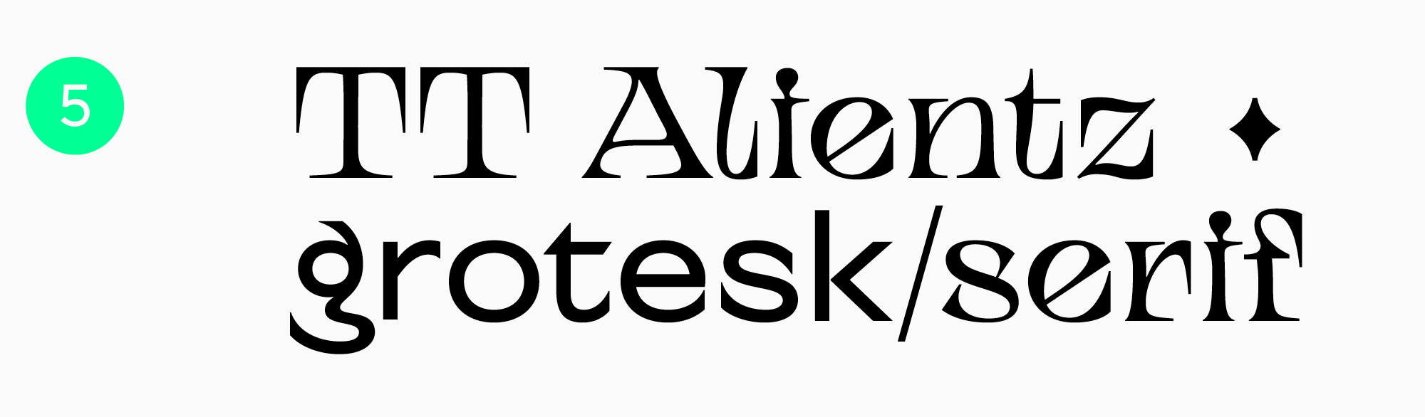 TT Alientz плакатный шрифт