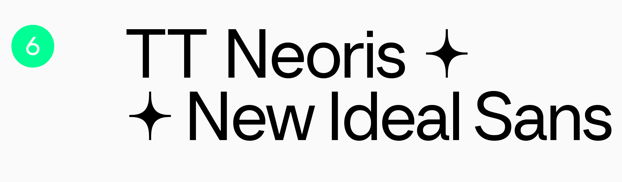 TT Neoris плакатно афишные шрифты
