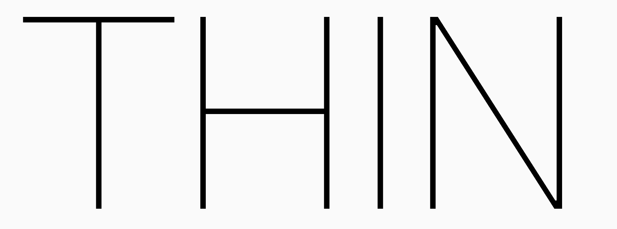 20+ лучших тонких и легких шрифтов 2024 года для элегантного дизайна