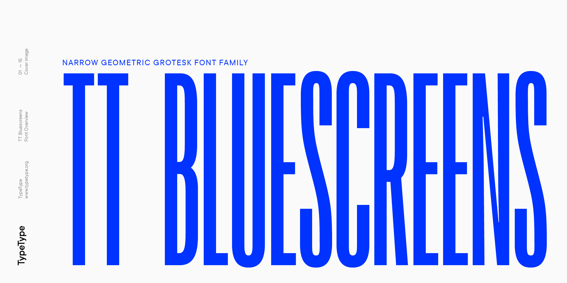 TT Bluescreens | Шрифты TypeType