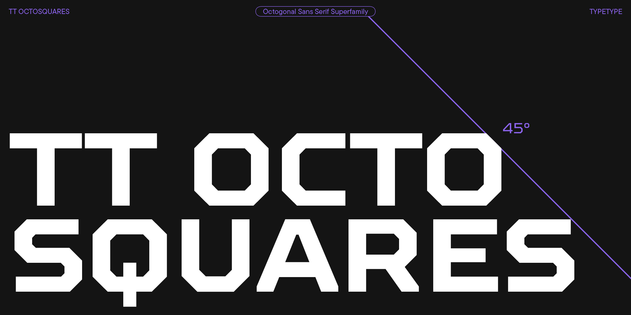 TT Octosquares | Шрифты TypeType