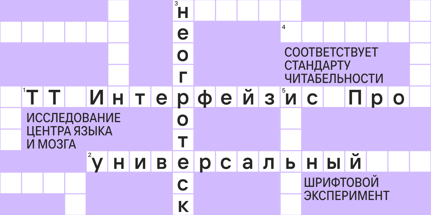 Исследование Центра языка и&nbsp;мозга НИУ ВШЭ в&nbsp;Санкт-Петербурге доказало: шрифт TT&nbsp;Interphases Pro соответствует мировым стандартам читабельности