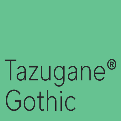 Шрифты похожие на Tazugane® Gothic