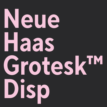 Шрифты похожие на Neue Haas Grotesk Display