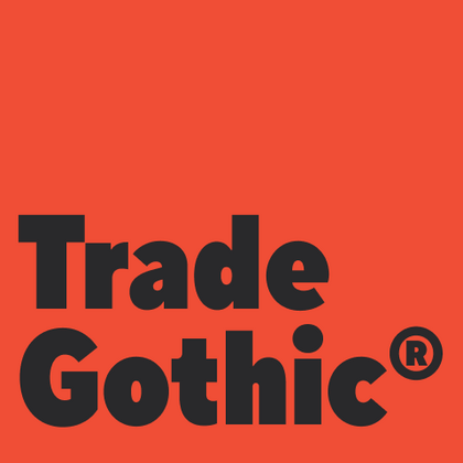 Шрифты похожие на Trade Gothic