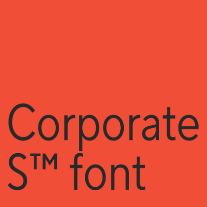 Шрифты похожие на Corporate S