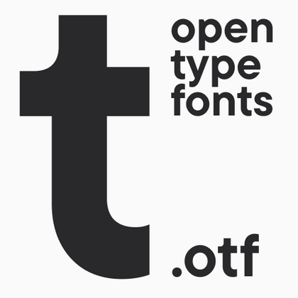 OpenType шрифты