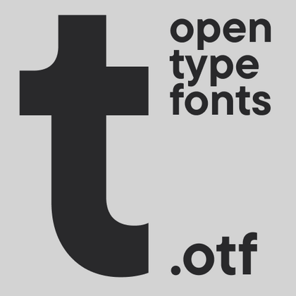 OpenType шрифты