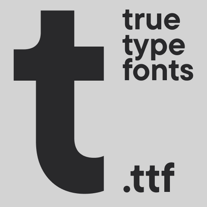 TTF шрифты
