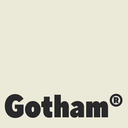 Шрифты похожие на Gotham
