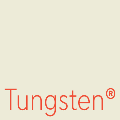 Шрифты похожие на Tungsten