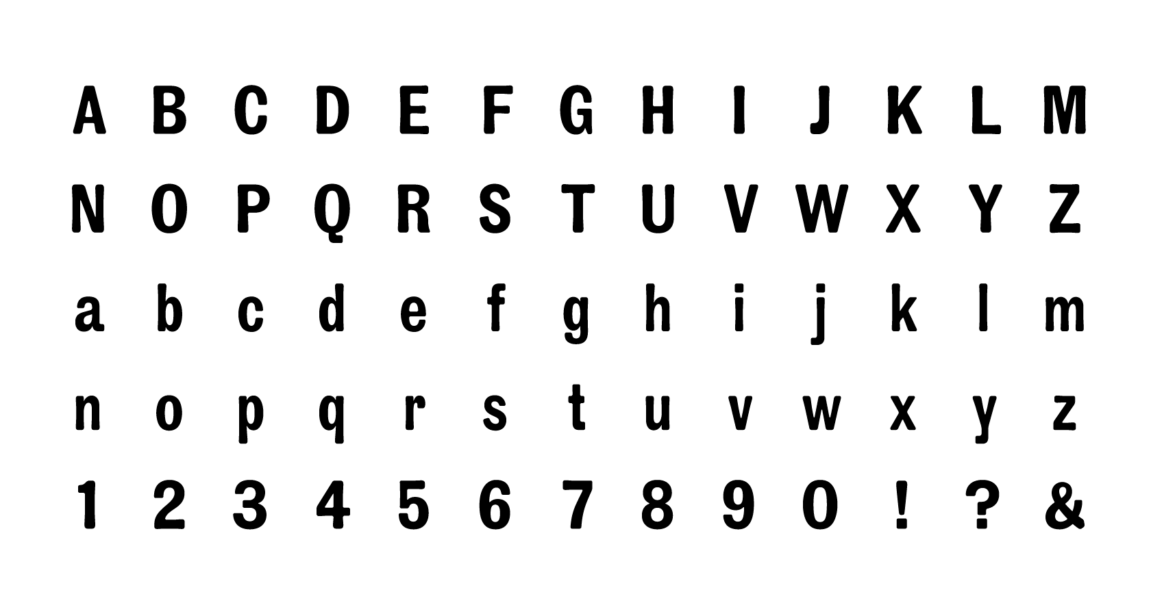 TT Marxiana Antiqua, Antiqua Italic, Grotesque, and Elzevir