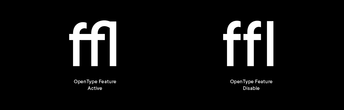 Отключение или кастомизация OpenType features