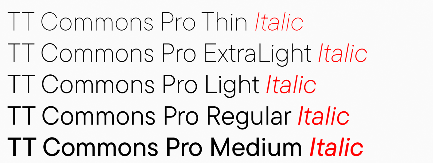 Creation of TT Commons: From the foundry's corporate typeface to a bestseller