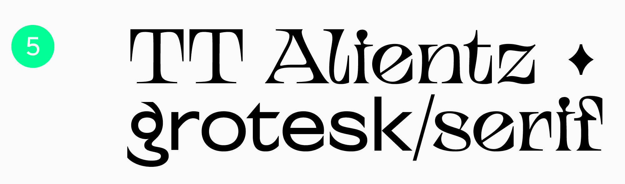 шрифты для заголовков онлайн TT Alientz