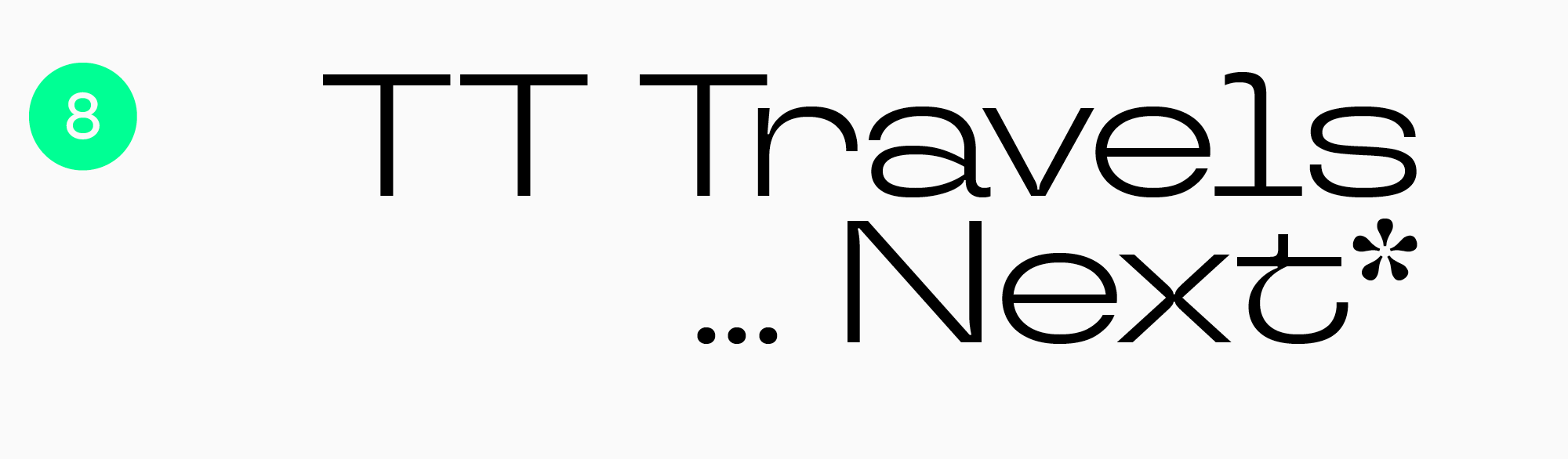 лучший шрифт для упаковки -TT Travels Next