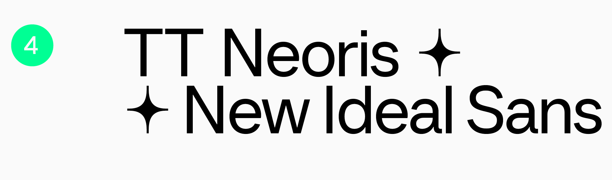 лучший шрифт для чтения TT Neoris