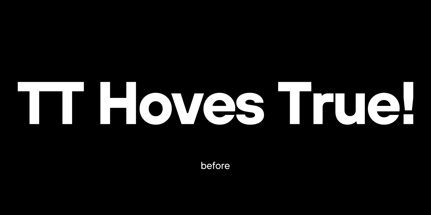 Кастомизированная версия TT Hoves для агентства True Digital