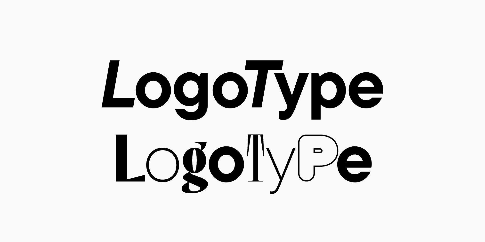 Fonts for Logotype