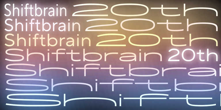 Шрифт с широким размахом: спецпроект к двадцатилетию SHIFTBRAIN