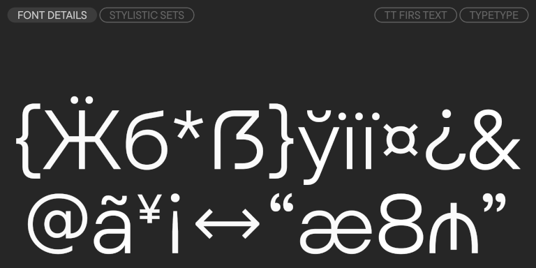 TT Firs Text