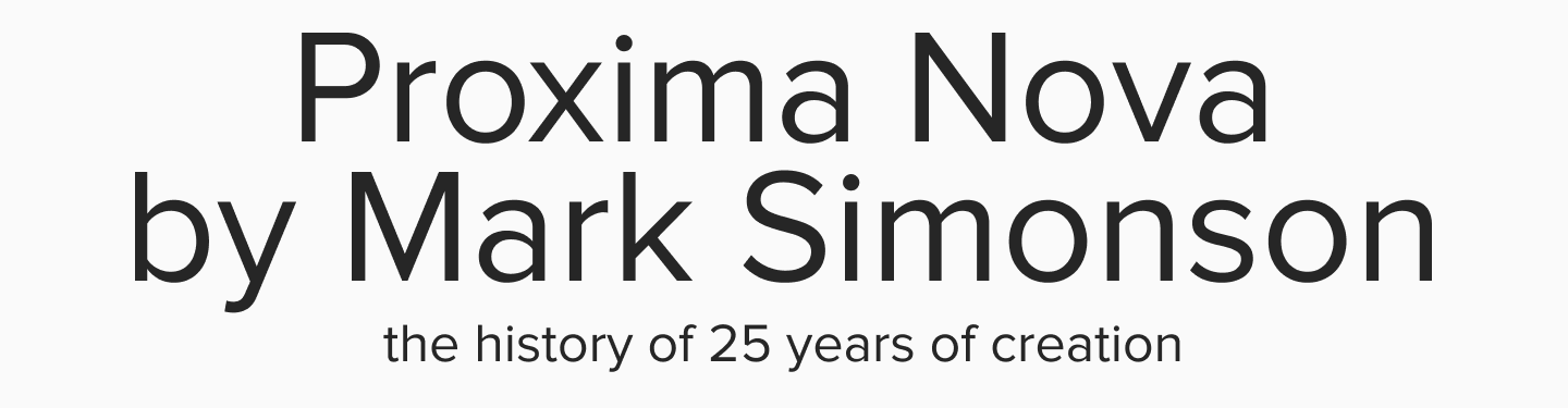 Proxima Nova: аналоги, сочетания и секрет успеха шрифта